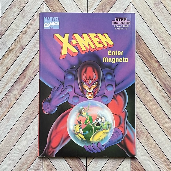 Marvel Other - 1994 Marvel Comics Step Into Reading X-Men Enter Magneto Step 3 Book Children’s